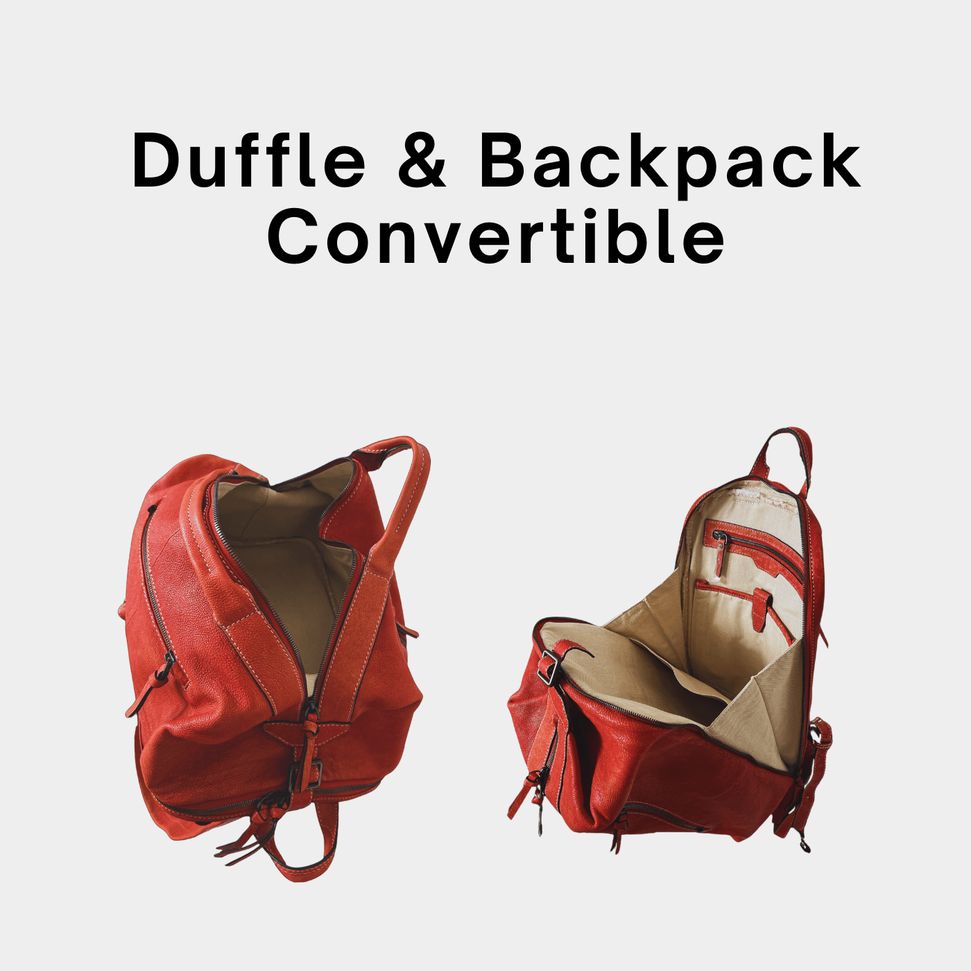 Convertible Duffle & Backpack - Golden Crow