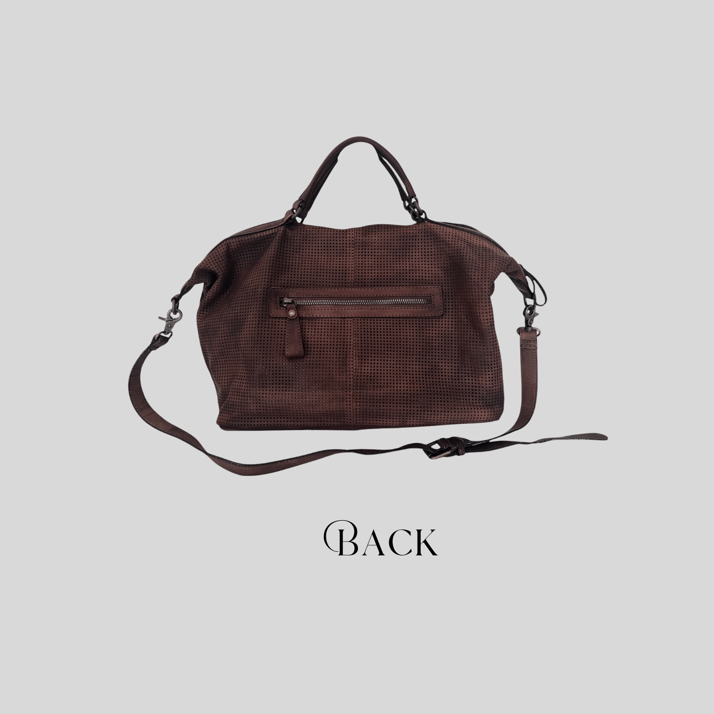 Rustic Elegance – Brown Leather Handbag, Shoulder Bag & Crossbody - Golden Crow