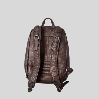 Soft Full - grain Leather Backpack – Luxury & Comfort - Golden Crow