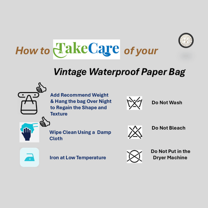 Original Art Tote Bag Made from Tyvek Paper - Durable & Stylish, Eco - friendly - Golden Crow