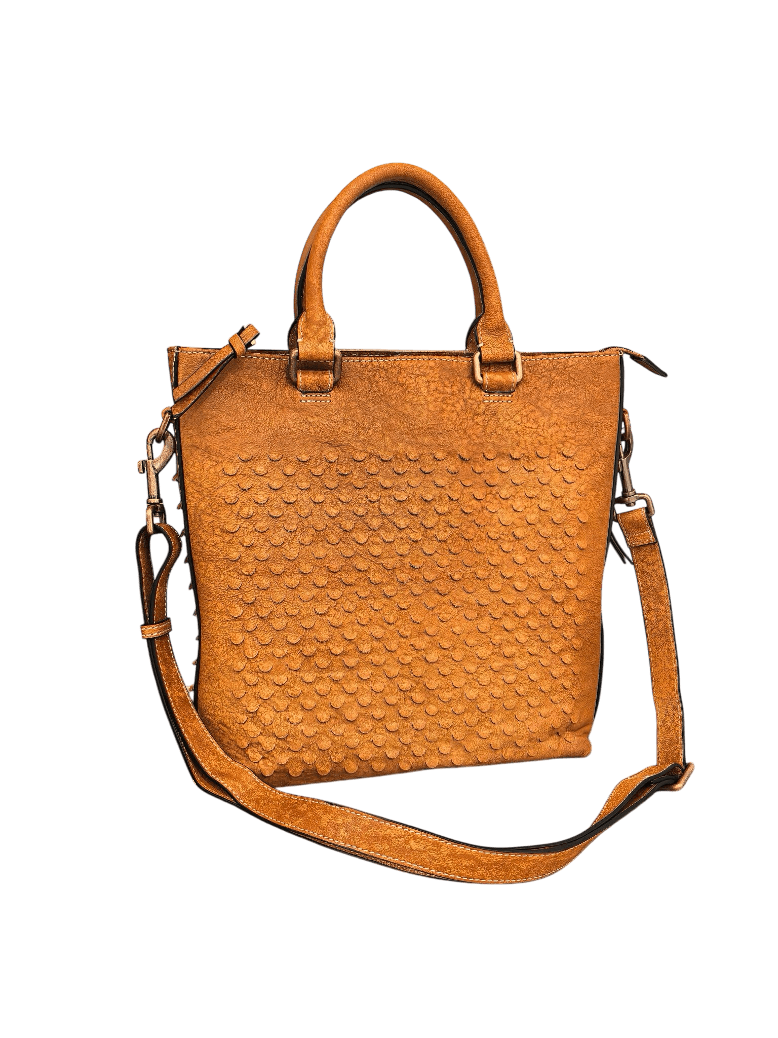Premium Dragon - scale Leather Handbag, Shoulder Bag & Crossbody - Golden Crow