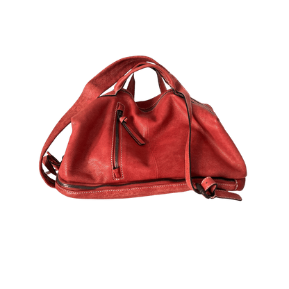Convertible Leather Duffle & Backpack – One Bag, Two Styles - Medium size - Golden Crow