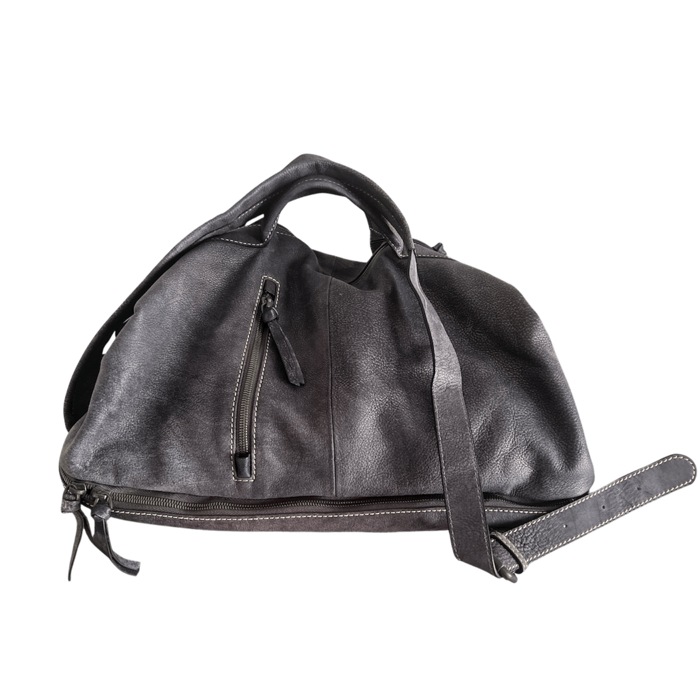 Convertible Leather Duffle & Backpack – One Bag, Two Styles - Large size - Golden Crow