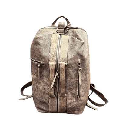 Convertible Leather Duffle & Backpack – One Bag, Two Styles - Large size - Golden Crow