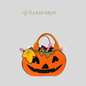 Personalized Pumpkin Trick or Treat Bag – Custom Glow-in-the-Dark Halloween Candy Tote for Kids